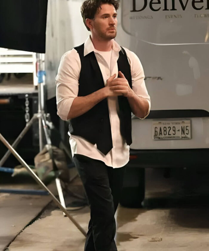 Chris Evans Black Vest