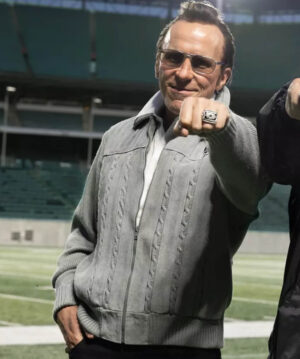 Christian Bale Grey Jacket