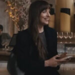 Dakota Johnson Black Coat