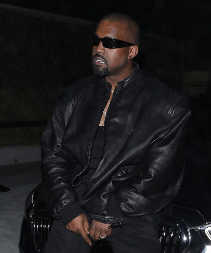 YZY Bomber Leather Jacket