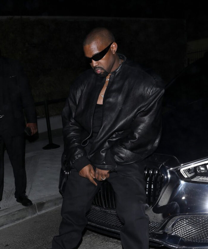 YZY Bomber Leather Jacket