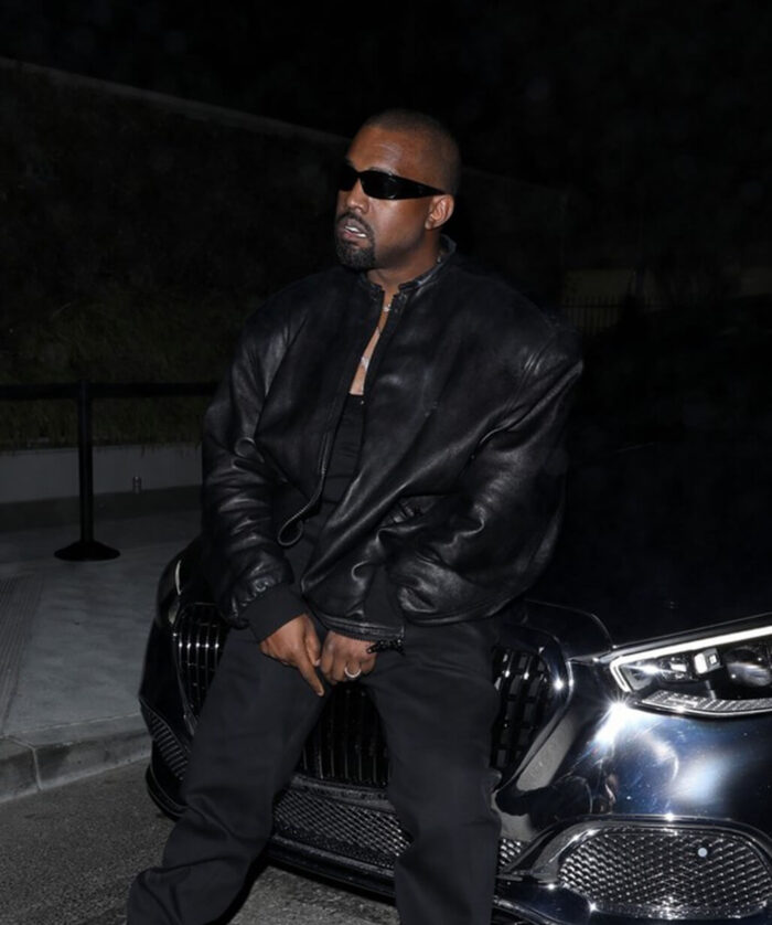 YZY Bomber Leather Jacket