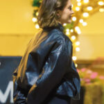 Kendall Jenner Black Leather Jacket - Image 2