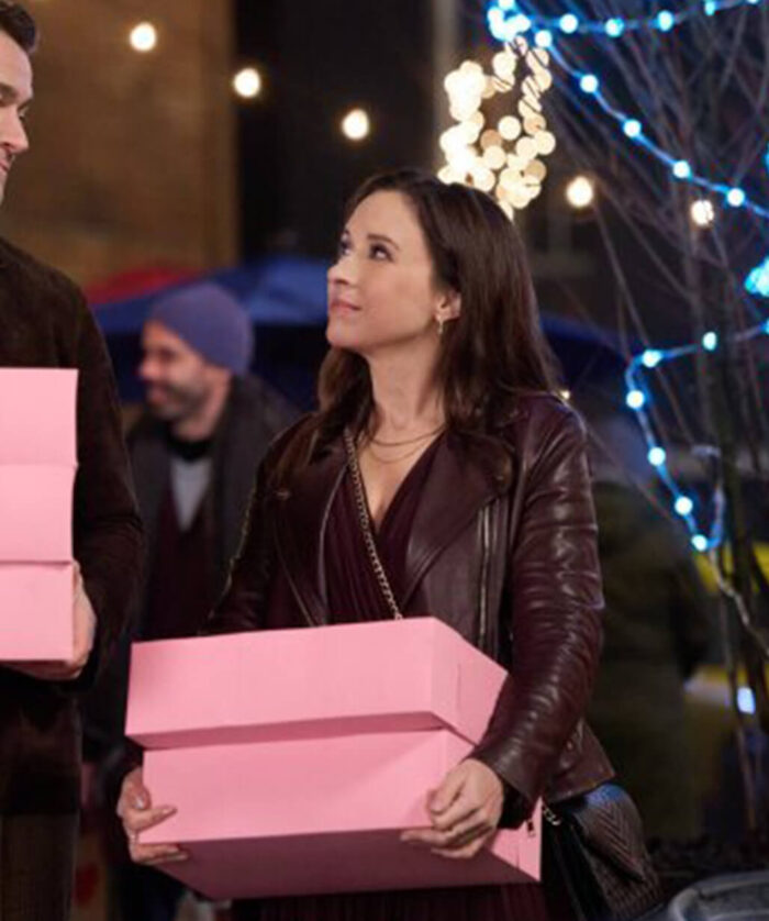 Lacey Chabert Leather Jacket