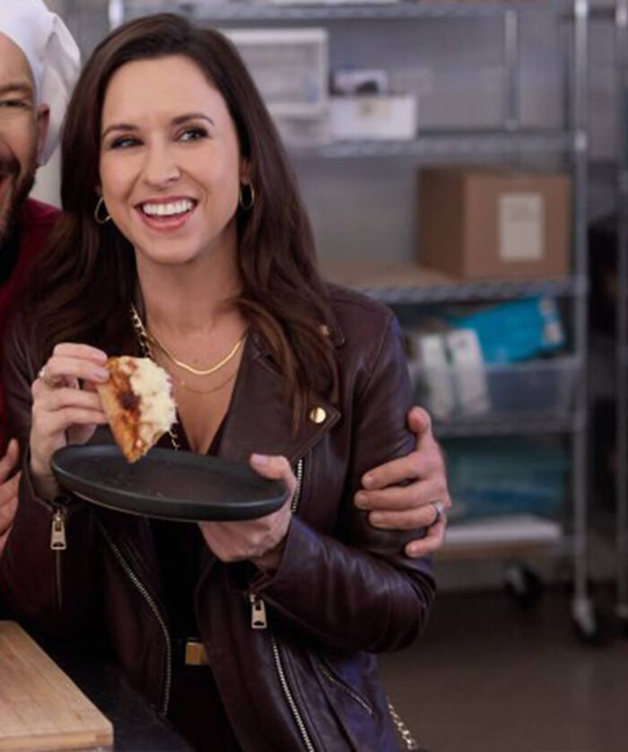 Lacey Chabert Leather Jacket