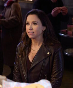 Lacey Chabert Leather Jacket