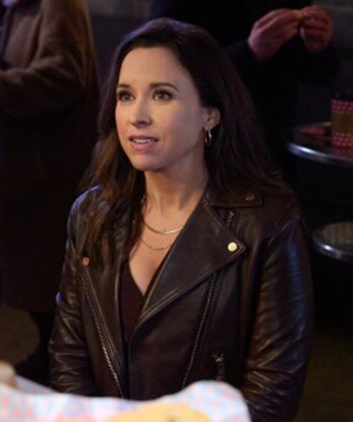 Lacey Chabert Leather Jacket