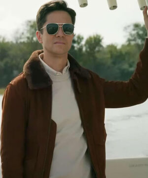Topher Grace Shearling Jacket