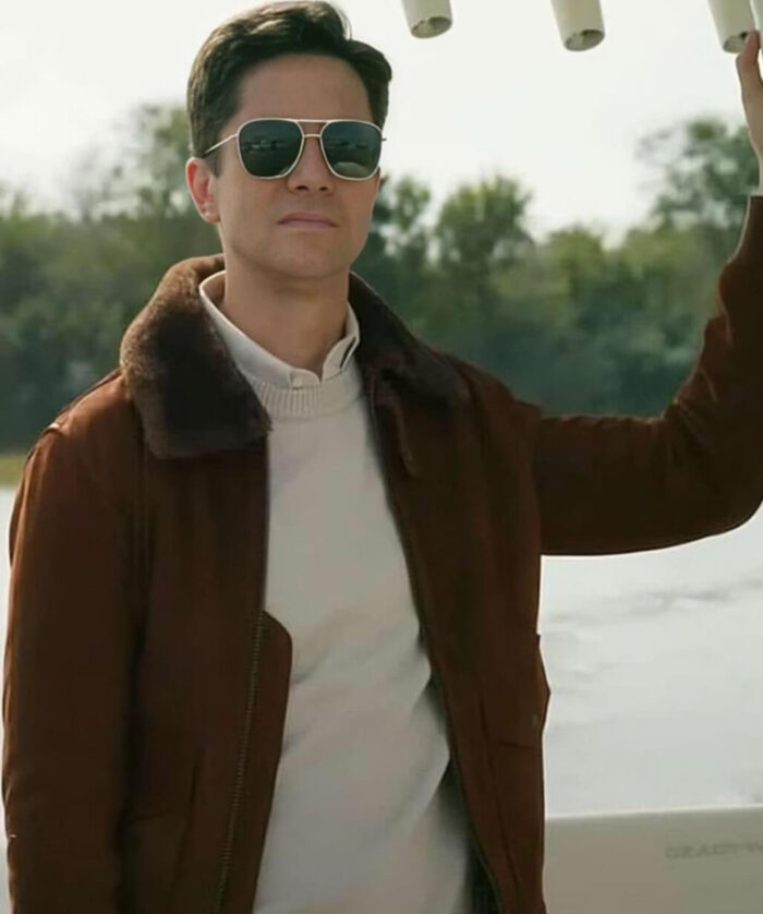 Topher Grace Shearling Jacket