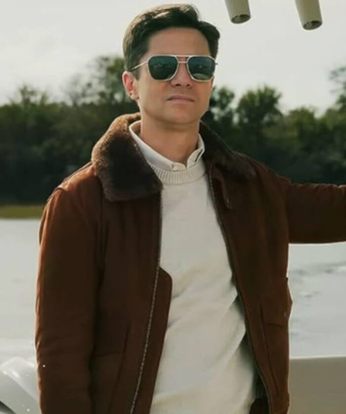 Topher Grace Shearling Jacket
