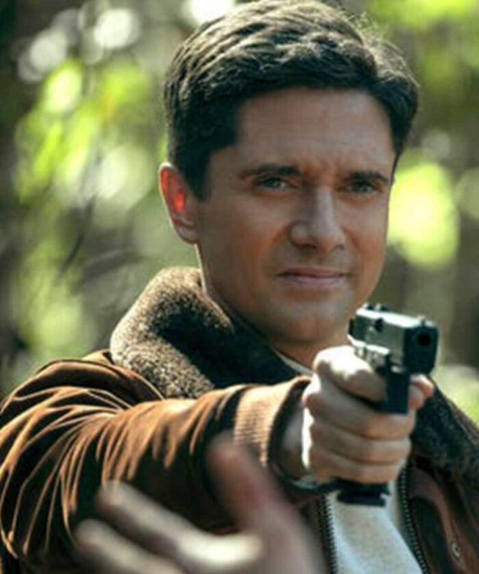 Topher Grace Shearling Jacket