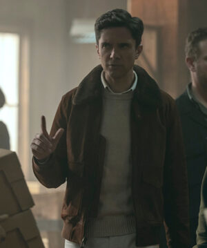 Topher Grace Shearling Jacket
