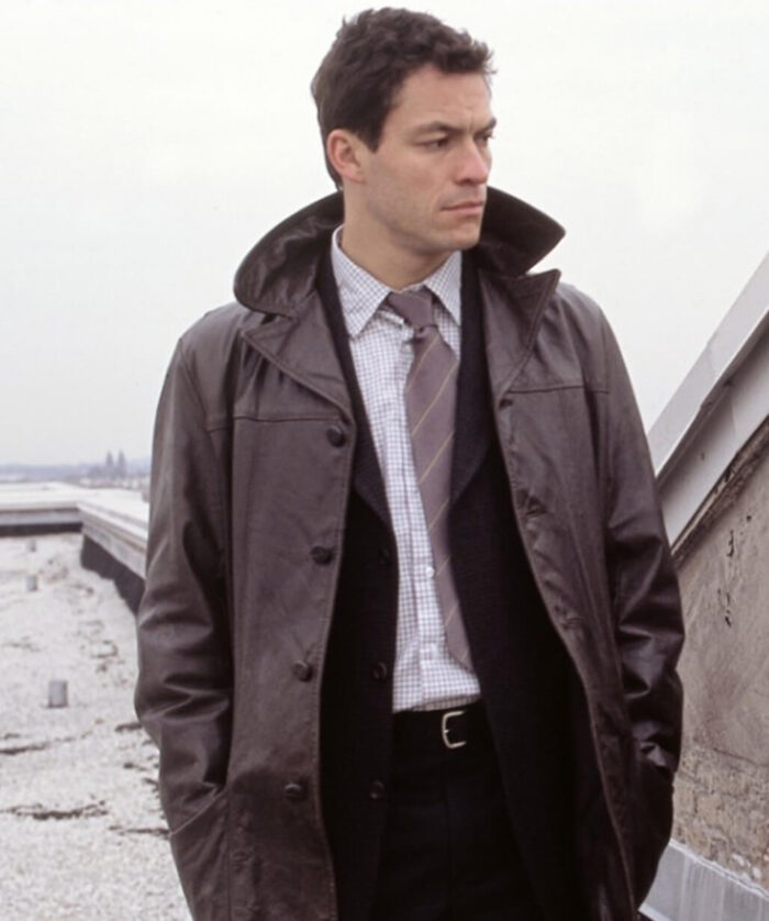 Dominic West Leather Coat