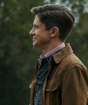 Topher Grace Suede Jacket