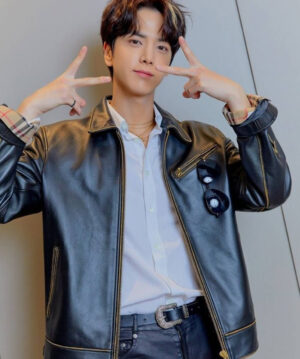Younghoon Leather Jacket