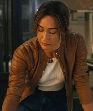 Maggie Q Leather Jacket