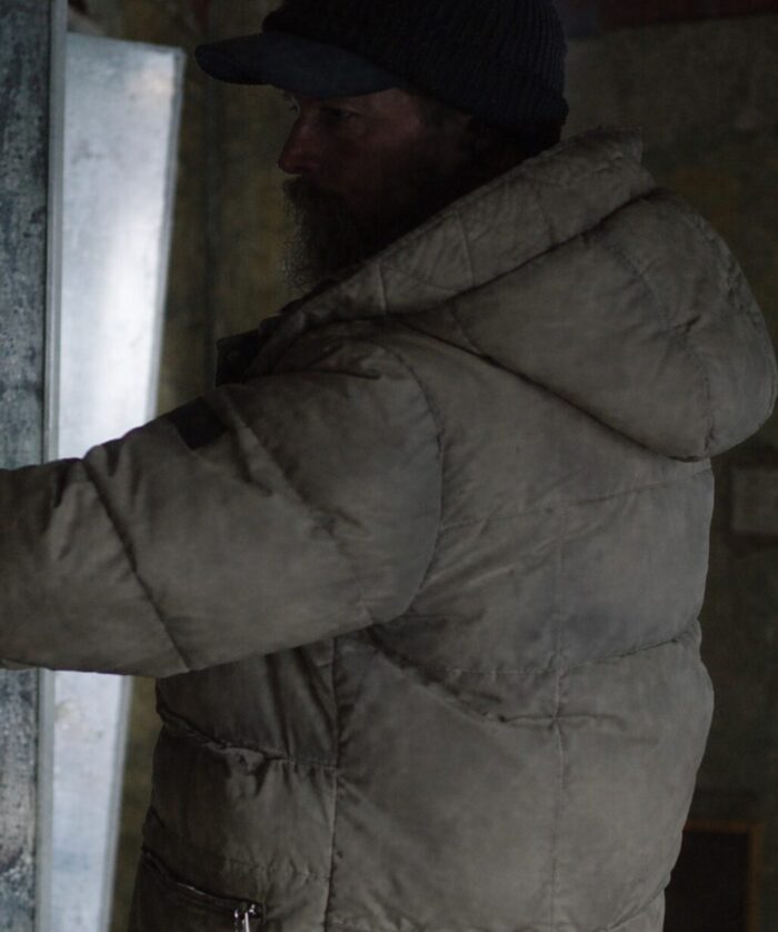 The Last of Us S1 Josiah Grey Hooded Jacket Men