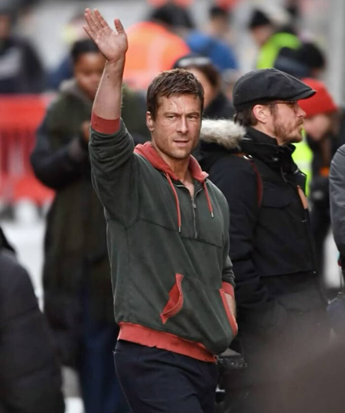 Glen Powell Fleece Hoodie