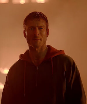 Glen Powell Fleece Hoodie