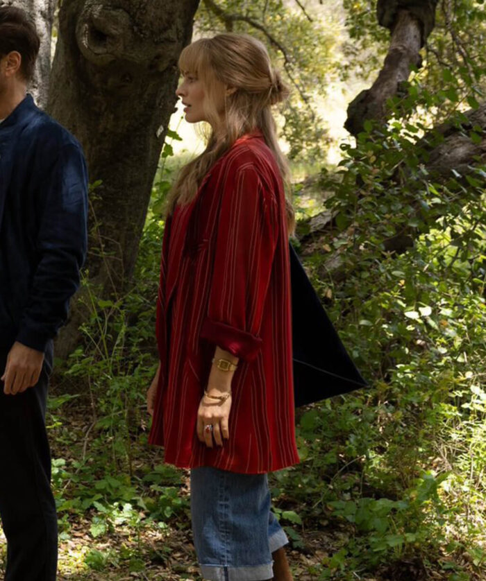 Margot Robbie Red Coat