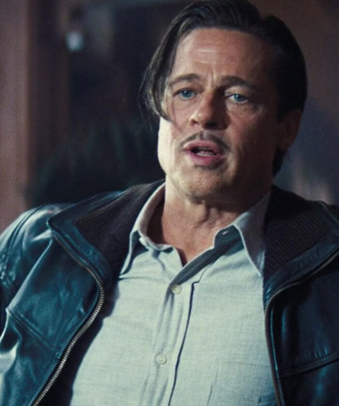 Brad Pitt Leather Jacket