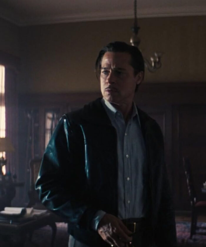 Brad Pitt Leather Jacket