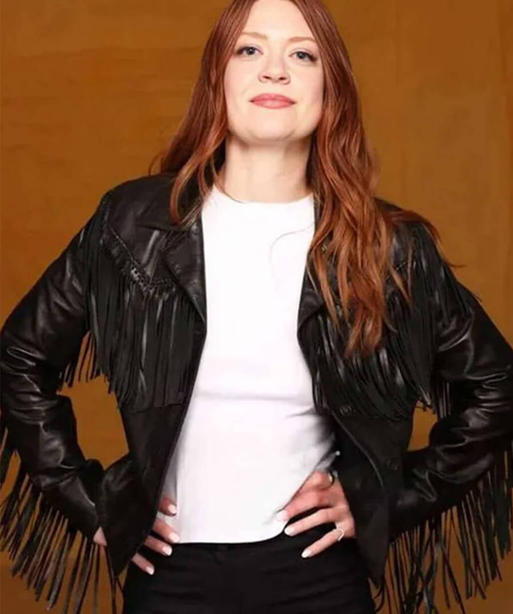 Colby Minifie The Surrender 2025 Leather Fringe Jacket