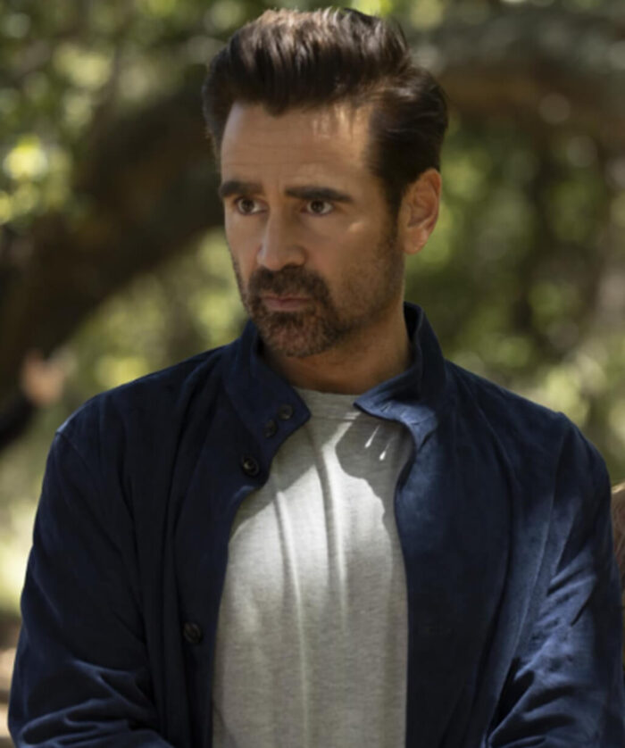 Colin Farrell Suede Jacket