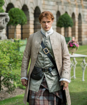 Jamie Fraser Beige Coat
