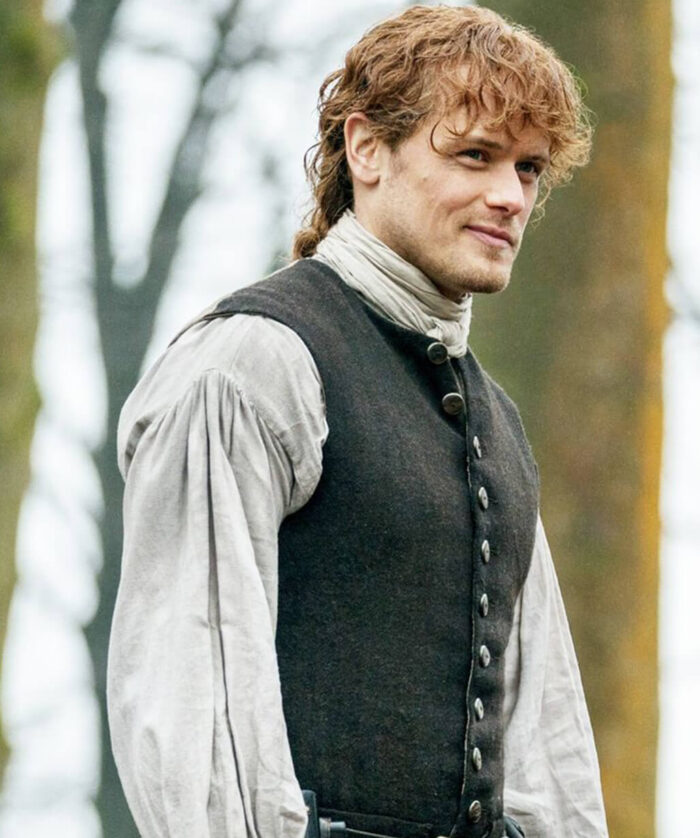 Jamie Fraser Black Vest