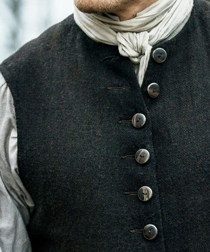 Jamie Fraser Black Vest