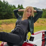 Jennifer Holland Biker Jacket