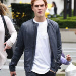 KJ Apa Blue Jacket
