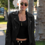 Miley Cyrus Biker Jacket