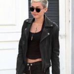 Miley Cyrus Biker Jacket