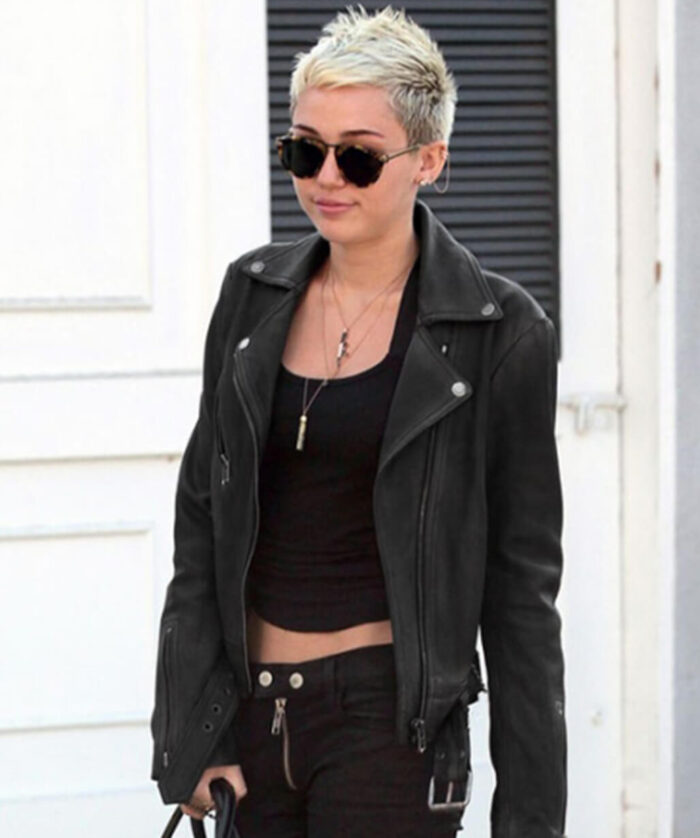 Miley Cyrus Biker Jacket