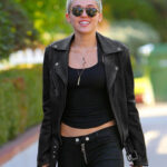 Miley Cyrus Biker Jacket