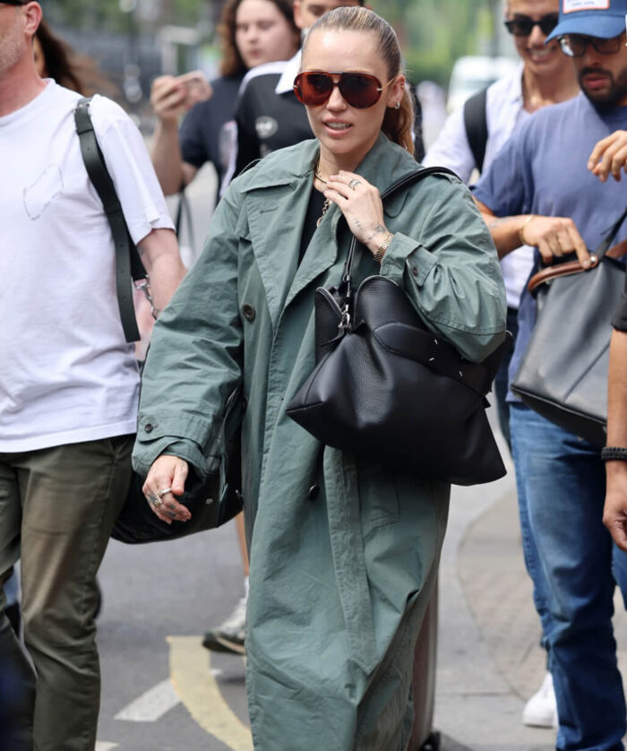 Miley Cyrus Trench Coat