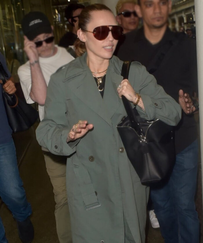 Miley Cyrus Trench Coat
