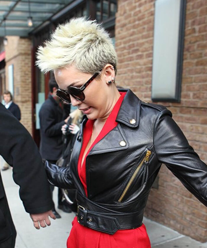 Miley Cyrus Motorcycle Jacket