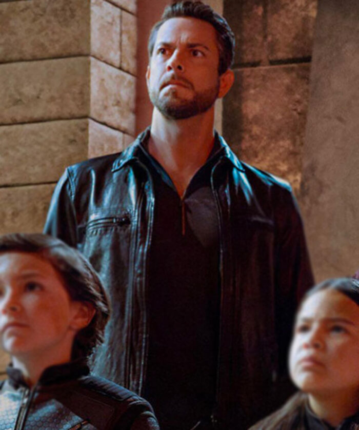 Zachary Levi Leather Jacket