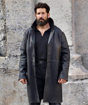 Jon Bernthal Leather Coat