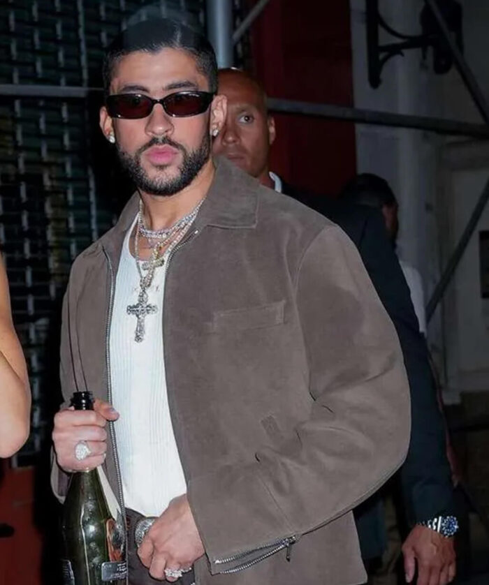 Bad Bunny Suede Jacket