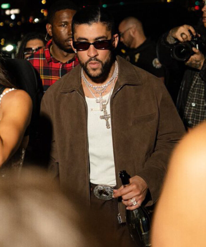 Bad Bunny Suede Jacket