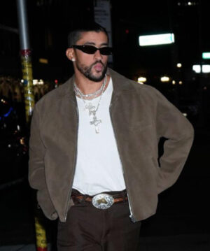 Bad Bunny Suede Jacket