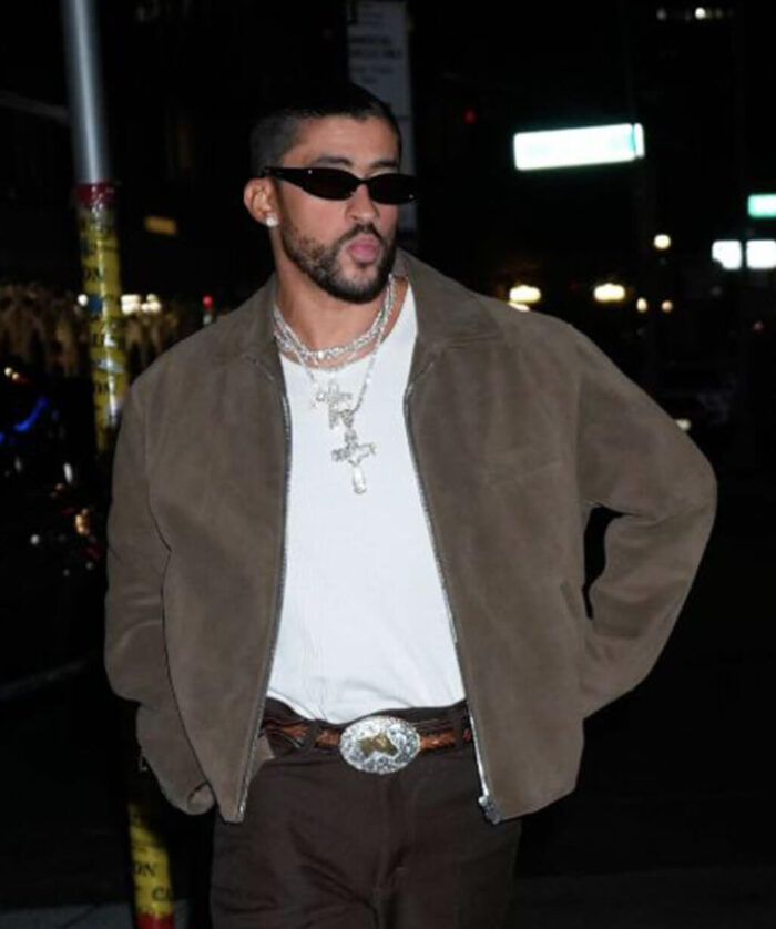 Bad Bunny Suede Jacket