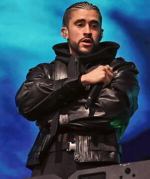 Bad Bunny Leather Jacket