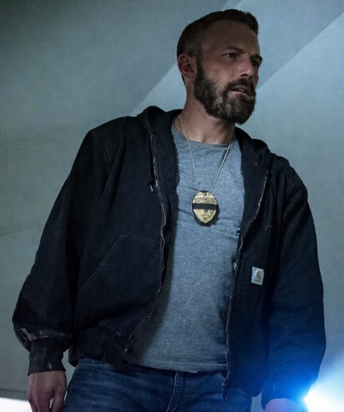 Ben Affleck The Rip 2026 JD Byrne Black Hooded Jacket