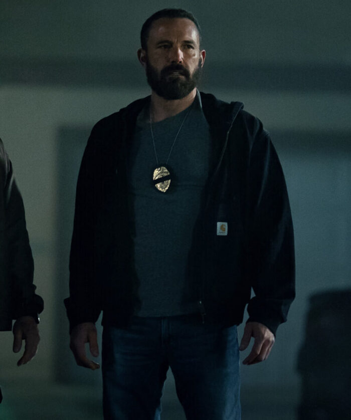 Ben Affleck The Rip 2026 JD Byrne Black Hooded Jacket
