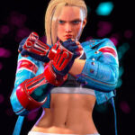Cammy White Blue Jacket
